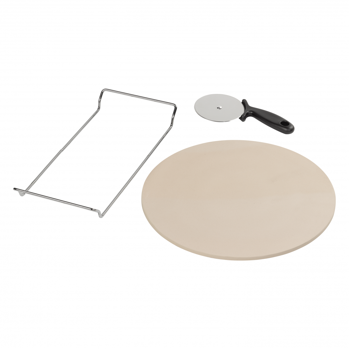 Image - Tala 32cm Pizza Stone With Pizza Cutter