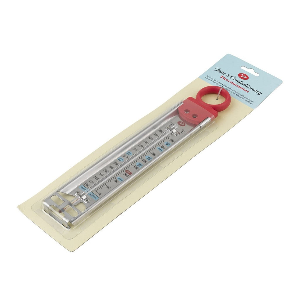 Image - Tala Jam & Confectionery Thermometer, Red Handle