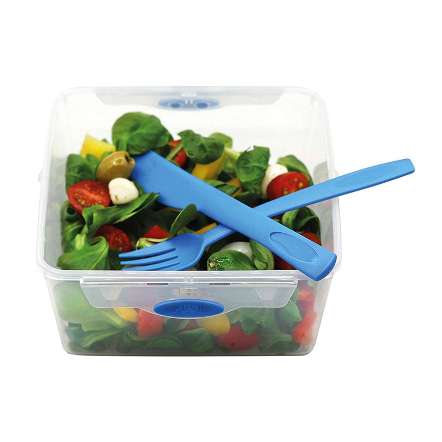 Image - Tala Push & Push Storage Food Storage Container With Cutlery 1150ml