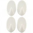 Image - Chef Aid Medium Oval Self Adhesive Hooks, Set of 4