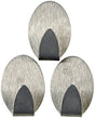 Image - Chef Aid Stainless Steel Self Adhesive Hooks, Set of 3, Chrome