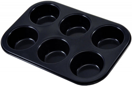 Image - Tala 6 Cup Muffin Tray, Black