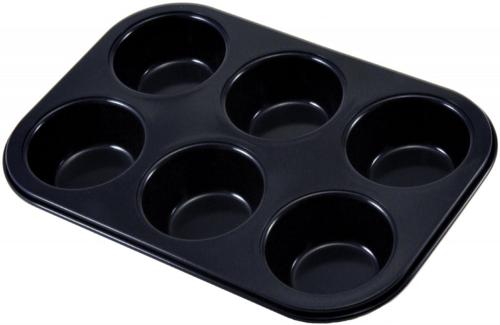 Image - Tala 6 Cup Muffin Tray, Black
