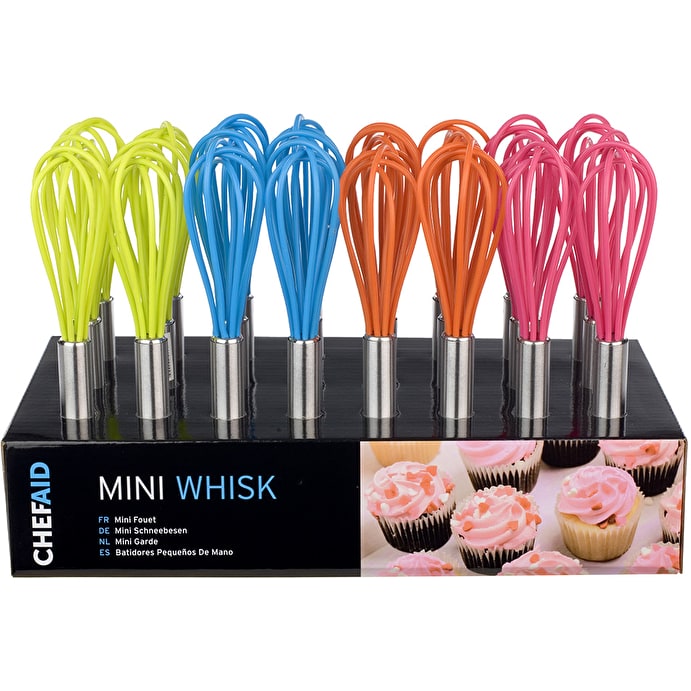 Image - Chef Aid Mini Silicone Whisk, Assorted