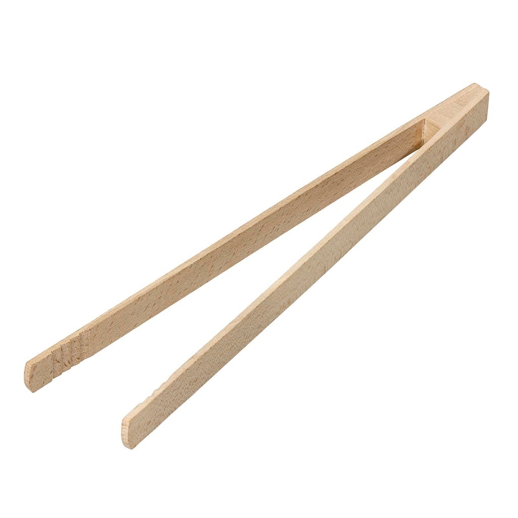 Image - Chef Aid Beech Toast Tongs - FSC