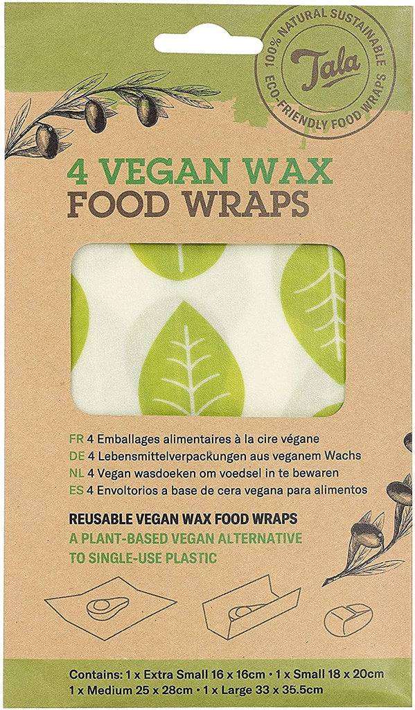 Image - Tala Vegan Wax Sandwich & Snack Bags, S , M , L , XL, 4pcs