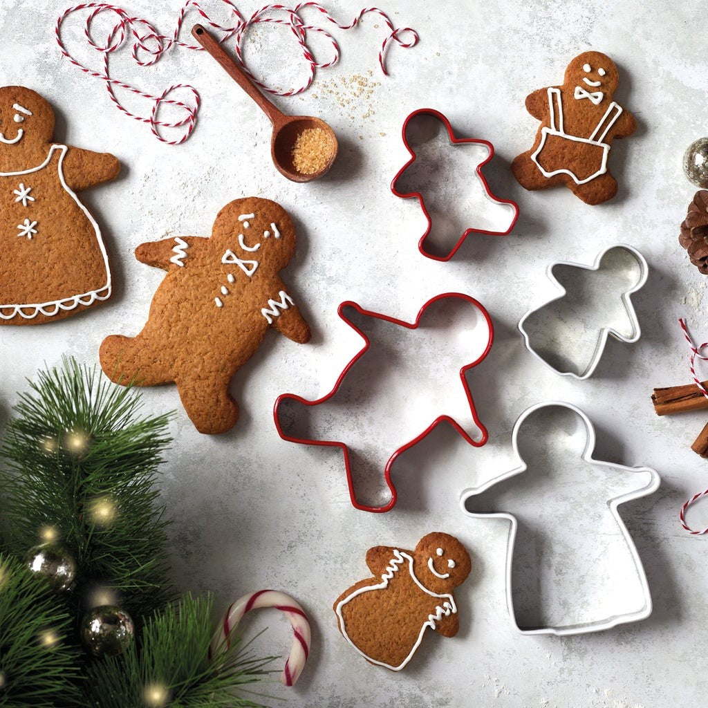 Image - Tala Originals 4 Christmas Gingerbread Family Cutter Set