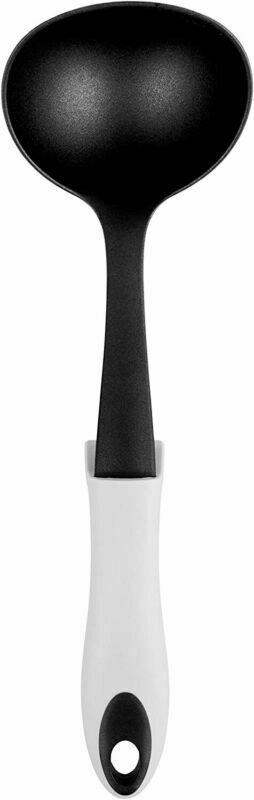 Image - Chef Aid Ladle With Rest, Black/White