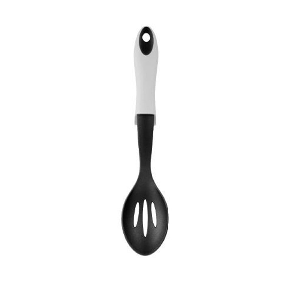 Image - Chef Aid Slotted Spoon With Rest, Black