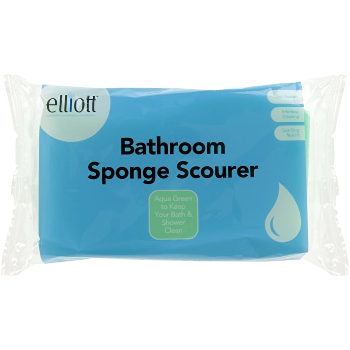 Image - Elliott Bathroom Sponge Scourer, Green