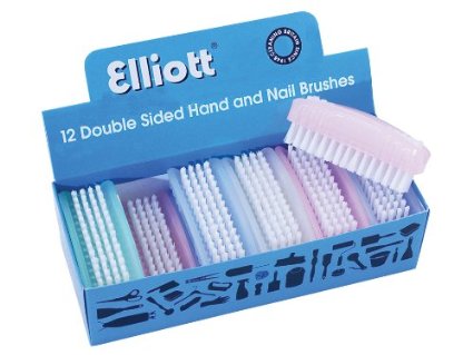 Image - Elliott Double-Sided Nail Brush, Assorted