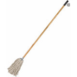 Image - Elliott Cotton Mop with Wooden Handle, Brown