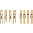 Image - Elliott Birchwood Pegs, 36 Pack, Cream
