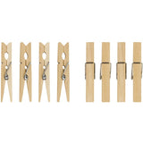 Image - Elliott Birchwood Pegs, 36 Pack, Cream