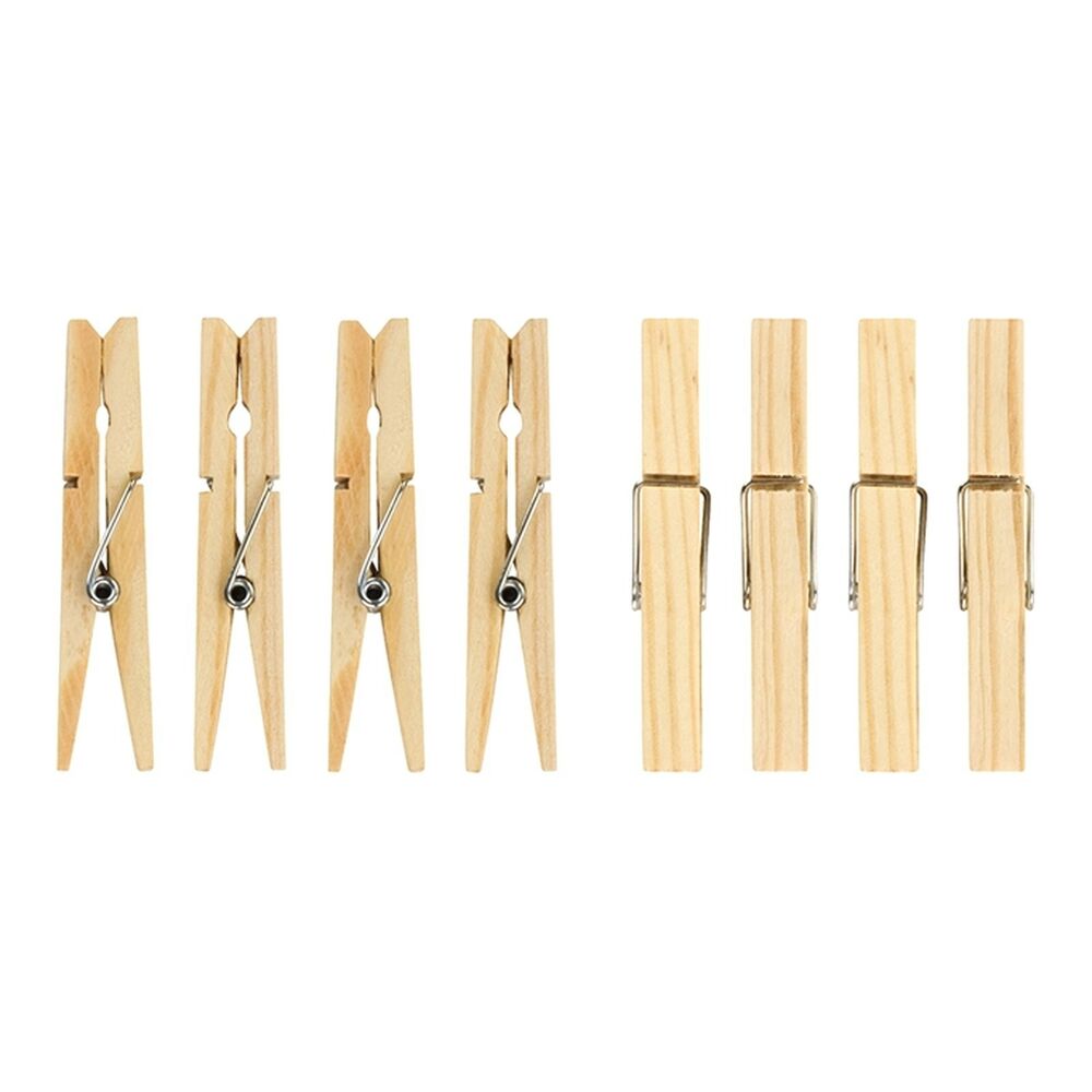 Image - Elliott Pinewood Clothes Pegs, 36pcs, Brown