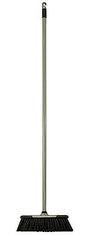 Image - Elliott Plastic Broom and Handle with Stiff Fill Fibre, 26.5cm, Silver