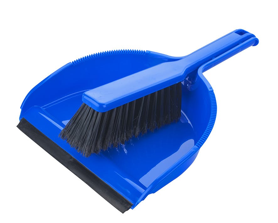 Image - Elliott Soft Dustpan & Brush Set, Blue