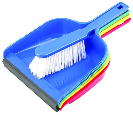 Image - Elliott Soft Dustpan & Brush Set, Red