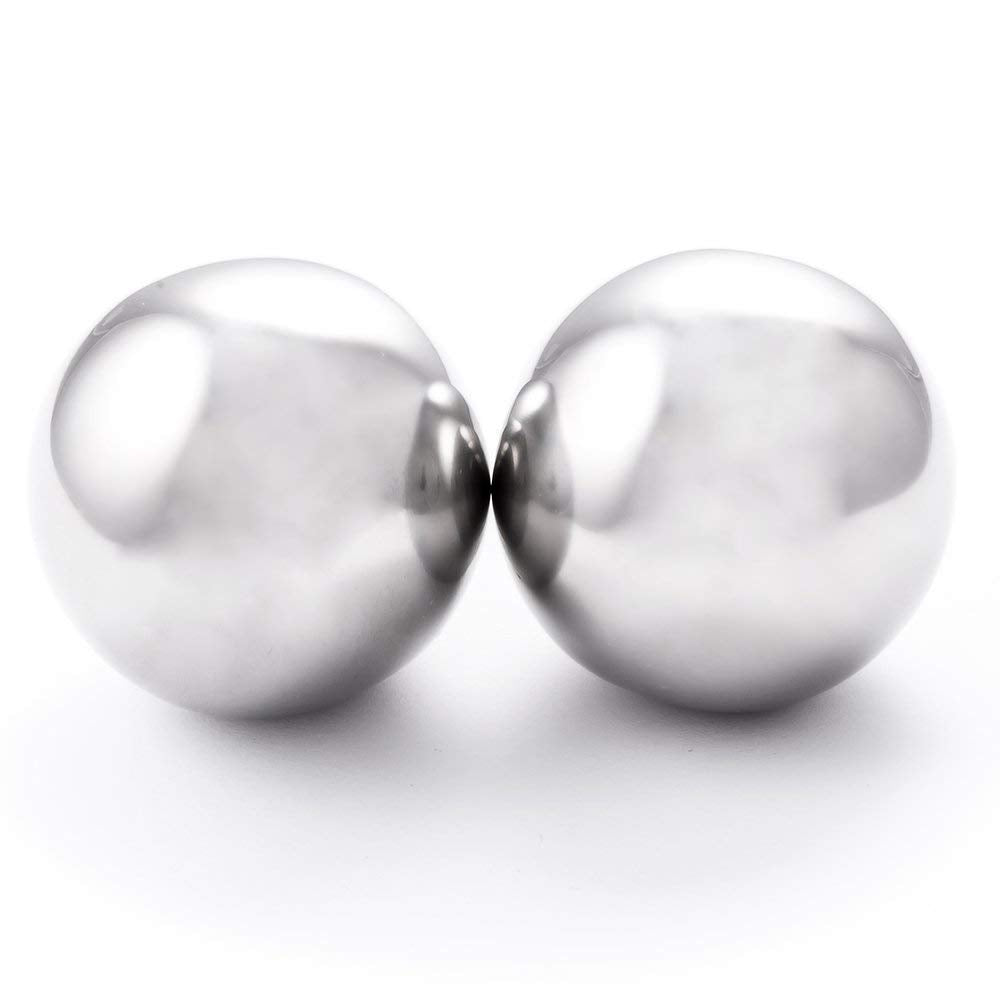 Image - Final Touch Ice Balls of Steel Coolers, 2 pack, Stainless Steel