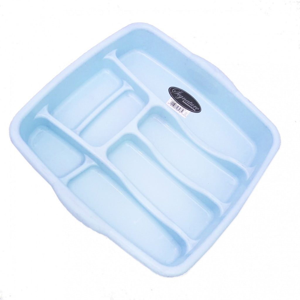 Image - Thumbs Up Large Cutlery Tray, Dusty Blue