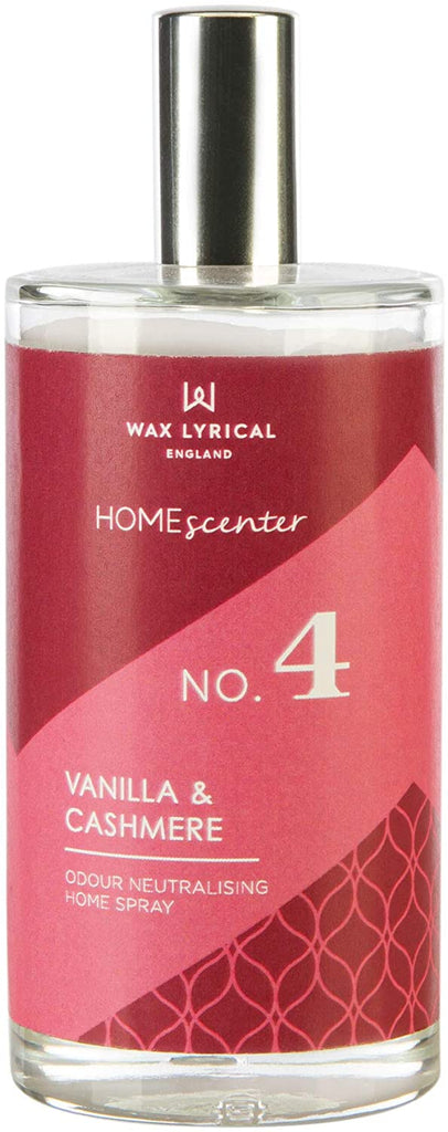 Image - Wax Lyrical HomeScenter Vanilla & Cashmere 100ml Home & Linen Spray