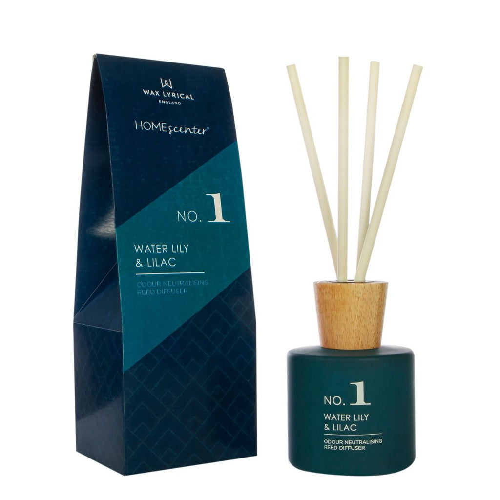 Image - Wax Lyrical HomeScenter Water Lily & Lilac 180ml Reed Diffuser