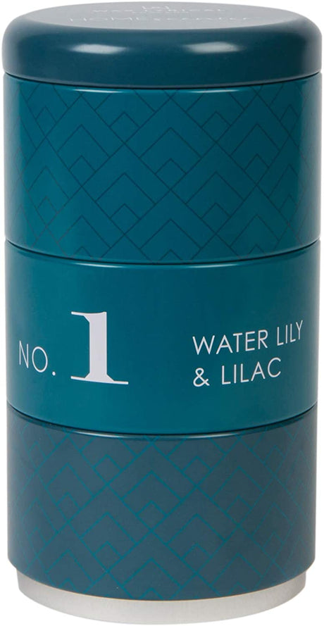 Image - Wax Lyrical HomeScenter Water Lily & Lilac Set Of 3 Stacking Tin Candles