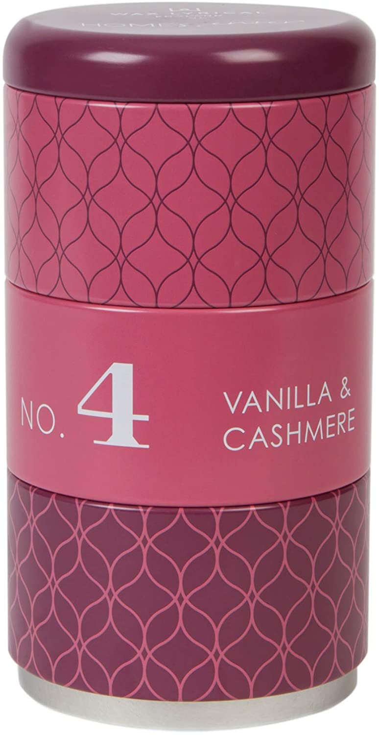 Image - Wax Lyrical HomeScenter Vanilla & Cashmire Set of 3 Stacking Tin Candles