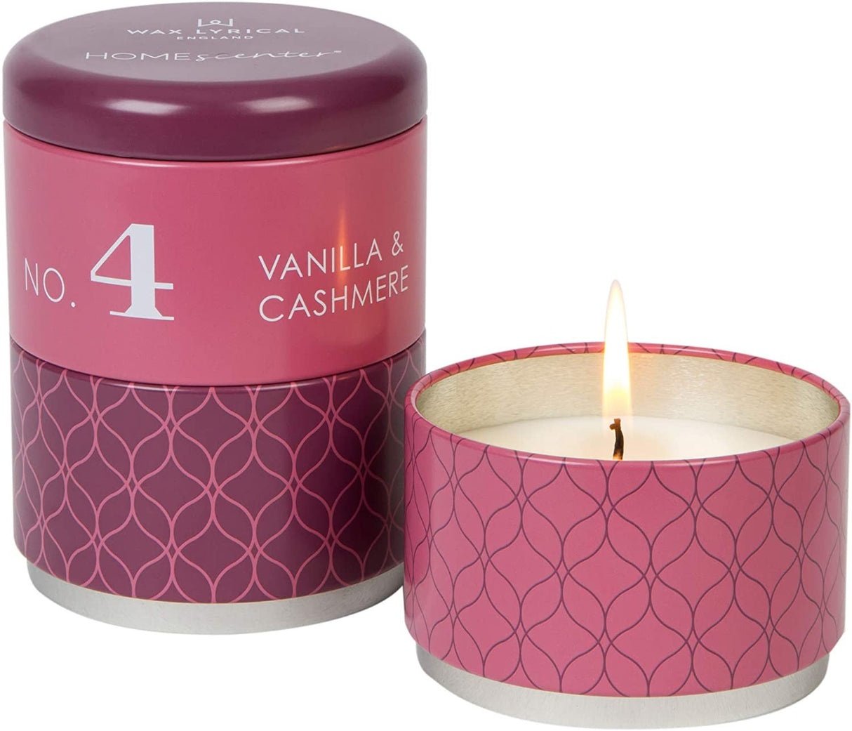 Image - Wax Lyrical HomeScenter Vanilla & Cashmire Set of 3 Stacking Tin Candles