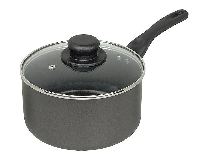 Image - Pendeford Sapphire Collection Non-Stick Sauce Pan, 20cm, Black