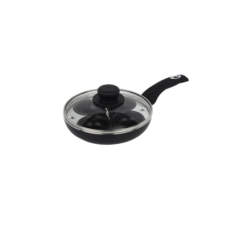 Image - Pendeford 4 Cup Egg Poacher With Glass Lid, 20cm