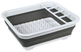 Image - Creative Kitchen Collapsible Dish Drainer Rack, White