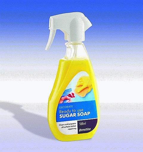 Image - Barrettine Sugar Soap Cleaner Spray, 500ml, Yellow