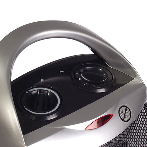 Image - Igenix Ceramic Fan Heater, 2 Heat Settings, 1800W, Silver