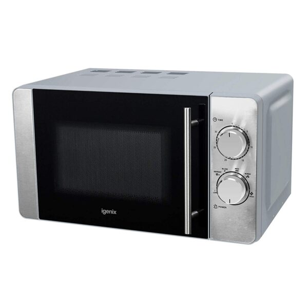 Image - Igenix Manual Microwave, 5 Power Settings, 20 Litre, 800W, White