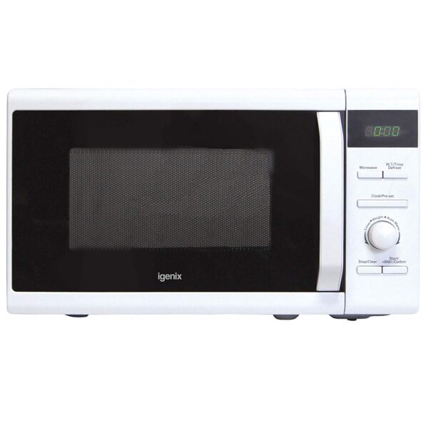 Image - Igenix Digital Microwave, 8 Cooking Settings, 20 Litre, 800W, White