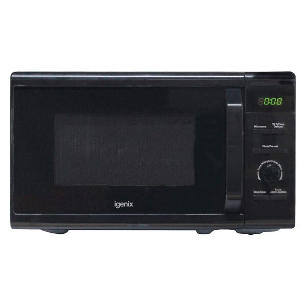 Image - Igenix Digital Microwave, 8 Cooking Settings, 20 Litre, 800W, Black