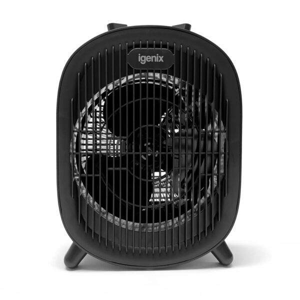 Image - Igenix Fan Heater, 2 Heat & Cool Settings, Black