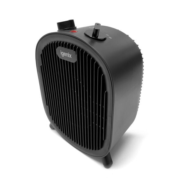 Image - Igenix Fan Heater, 2 Heat & Cool Settings, Black