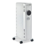 Image - Igenix Oil Filled Radiator, 1.5kW/1500W, Overheat Protection, White