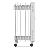 Image - Igenix Oil Filled Radiator, 1.5kW/1500W, Overheat Protection, White