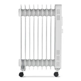 Image - Igenix Digital Oil Filled Radiator, 2kW/2000W, Overheat Protection, White