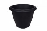 Image - Whitefurze Round Venetian Planter, 58cm, Black