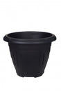 Image - Whitefurze Venetian Round Planter, 43cm, Black