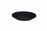 Image - Whitefurze Venetion Garden Plant Pot Saucer, 43cm, Black