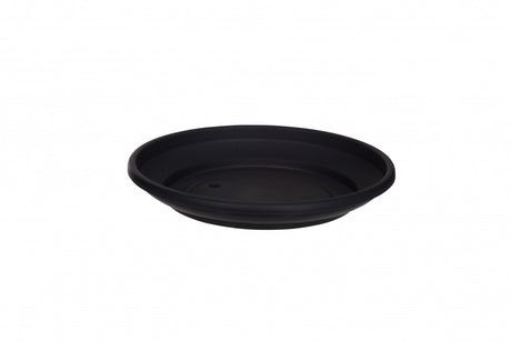 Image - Whitefurze Venetion Garden Plant Pot Saucer, 43cm, Black