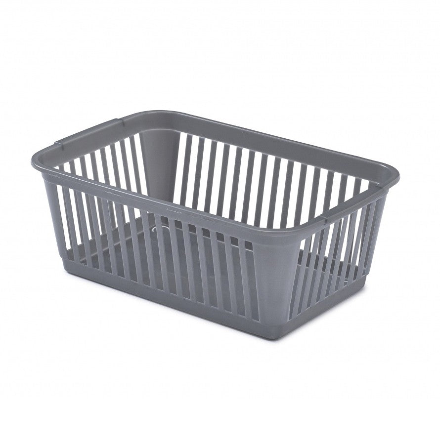Image - Whitefurze Handy Basket, 30cm, Silver