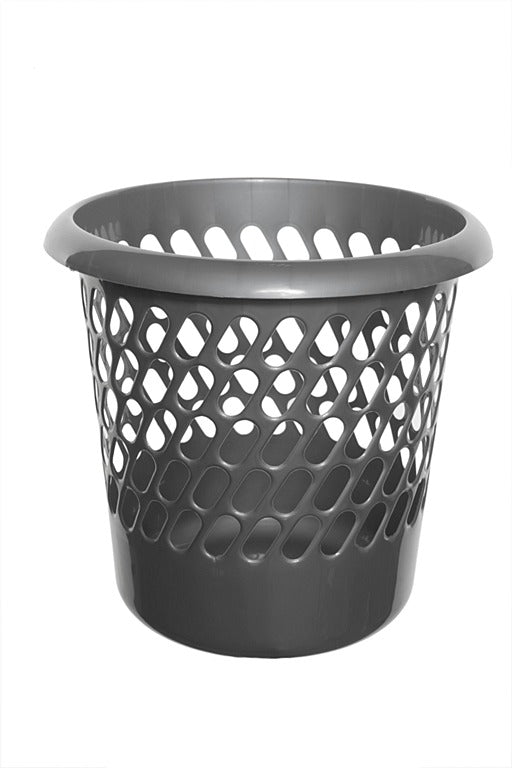 Image - Whitefurze Waste Paper Bin, 30cm, Silver