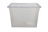 Image - Whitefurze Spacemaster Storage Box, 64L, Clear