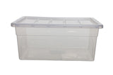 Image - Whitefurze Spacemaster Storage Box, 38L, Clear